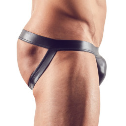 Svenjoyment Jockstrap MUNIX Imitation Vinyle Noir